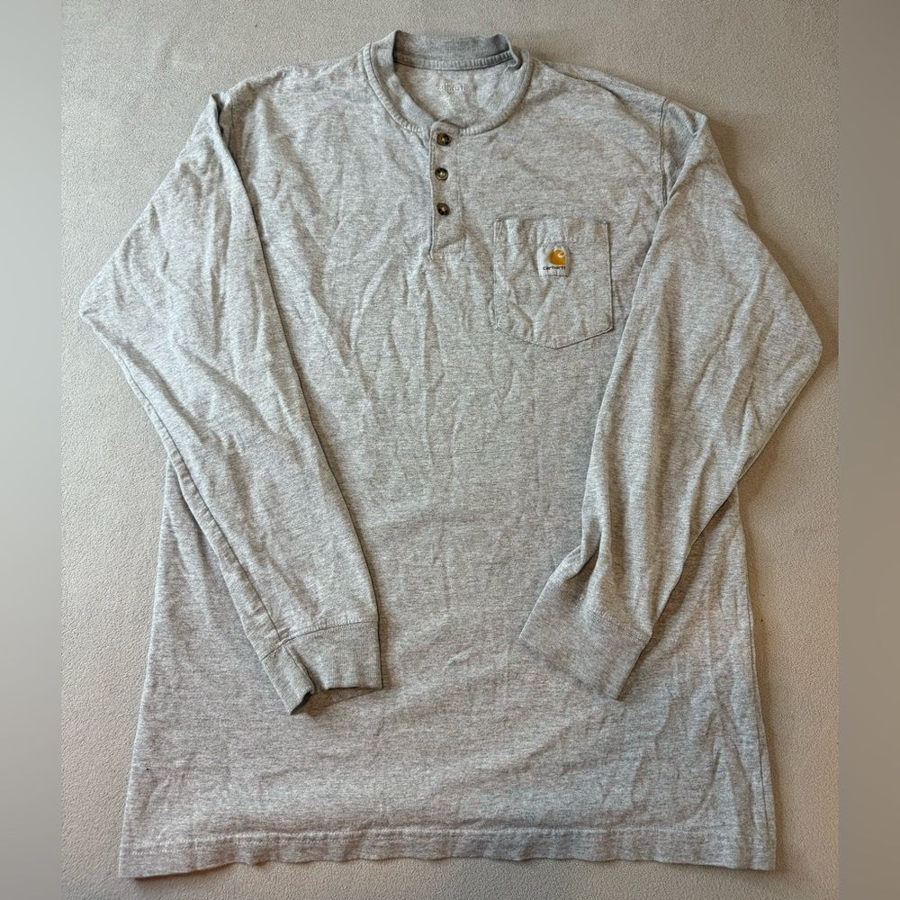 Carhartt Long Loose Fit Sleeve Heavier Shirt Size M men’s